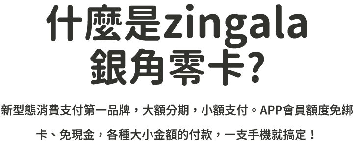 什麼是zingala銀角零卡