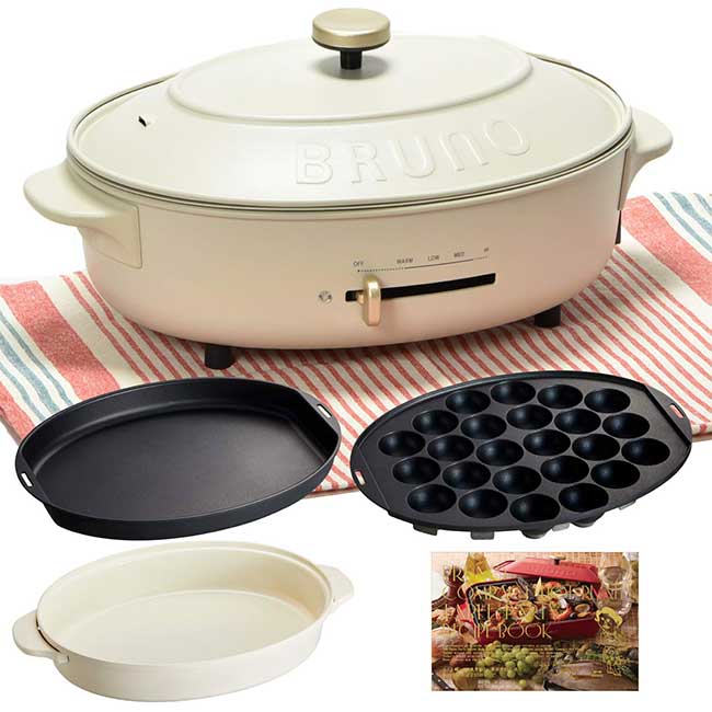 BRUNO 多功能電烤盤 crassy+ BOE053 鑄鐵 無煙 烤盤 生鐵鍋 日本熱銷 日本代購