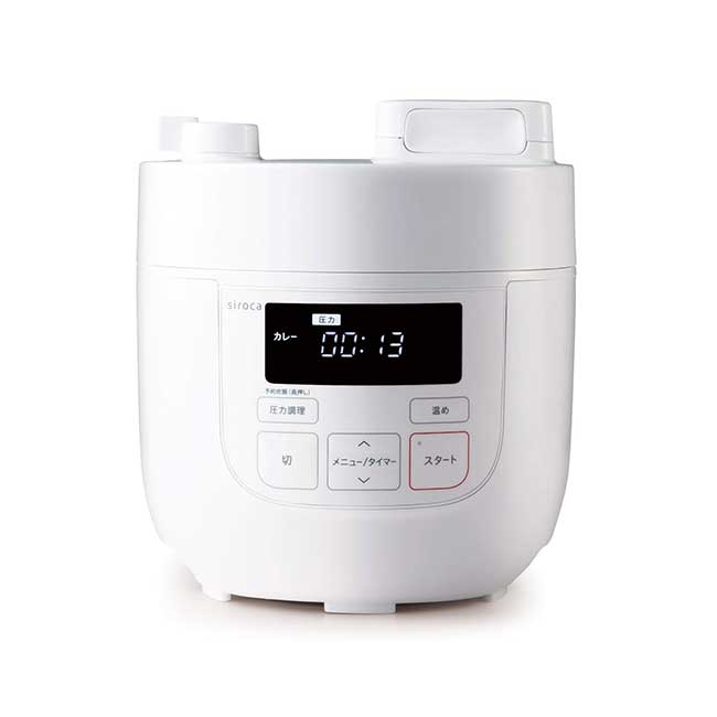 Siroca SP-D121 電子壓力鍋 小家庭 多功能壓力鍋 燉鍋 自由定時 高壓烹煮 日本 日本代購