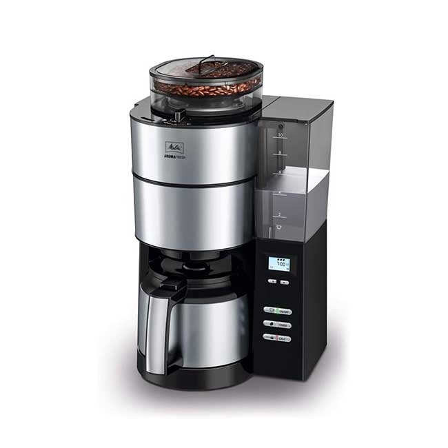Melitta AFT1021-1B 全自動 咖啡機 磨豆 3段粗細 2~10杯份 2020新款 日本代購