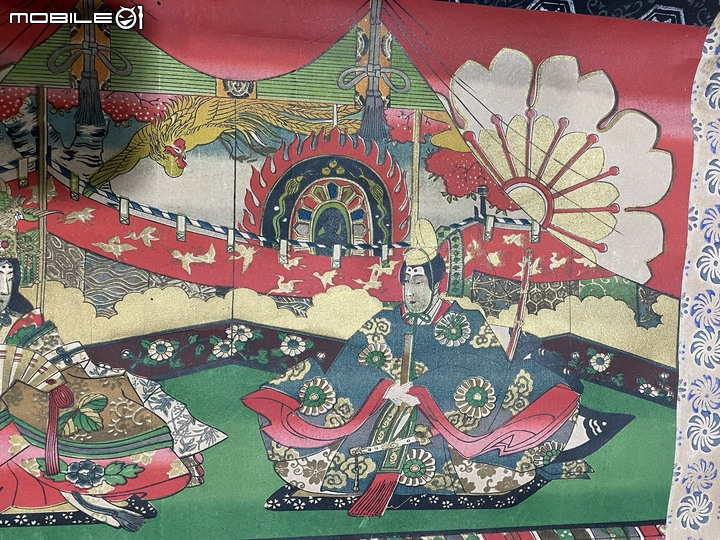 [開箱] 80年前 浮世繪うきよえ 雛祭り ukiyoe套色版畫卷軸